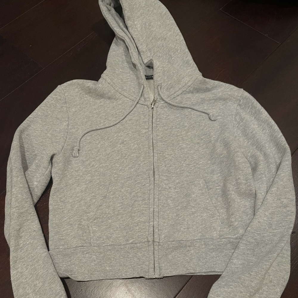 brandy crystal zip up hoodie